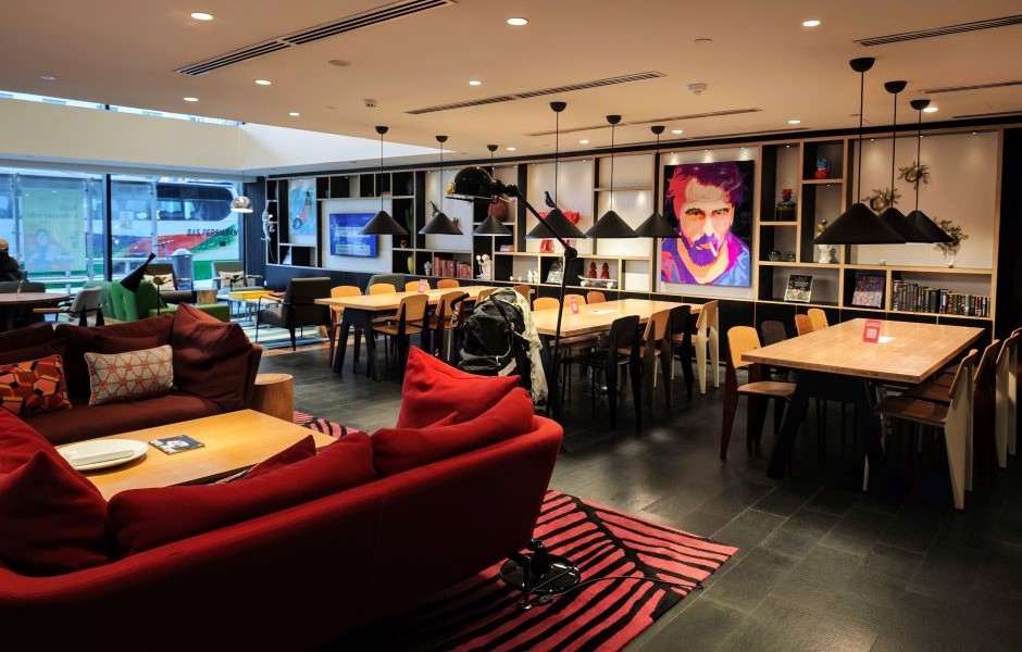 decoração para hamburgueria