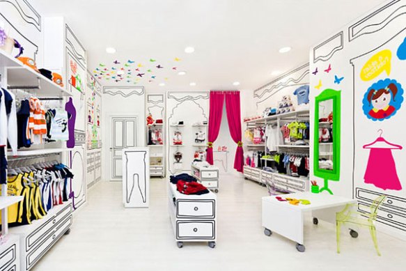 custo decoração loja infantil pequena