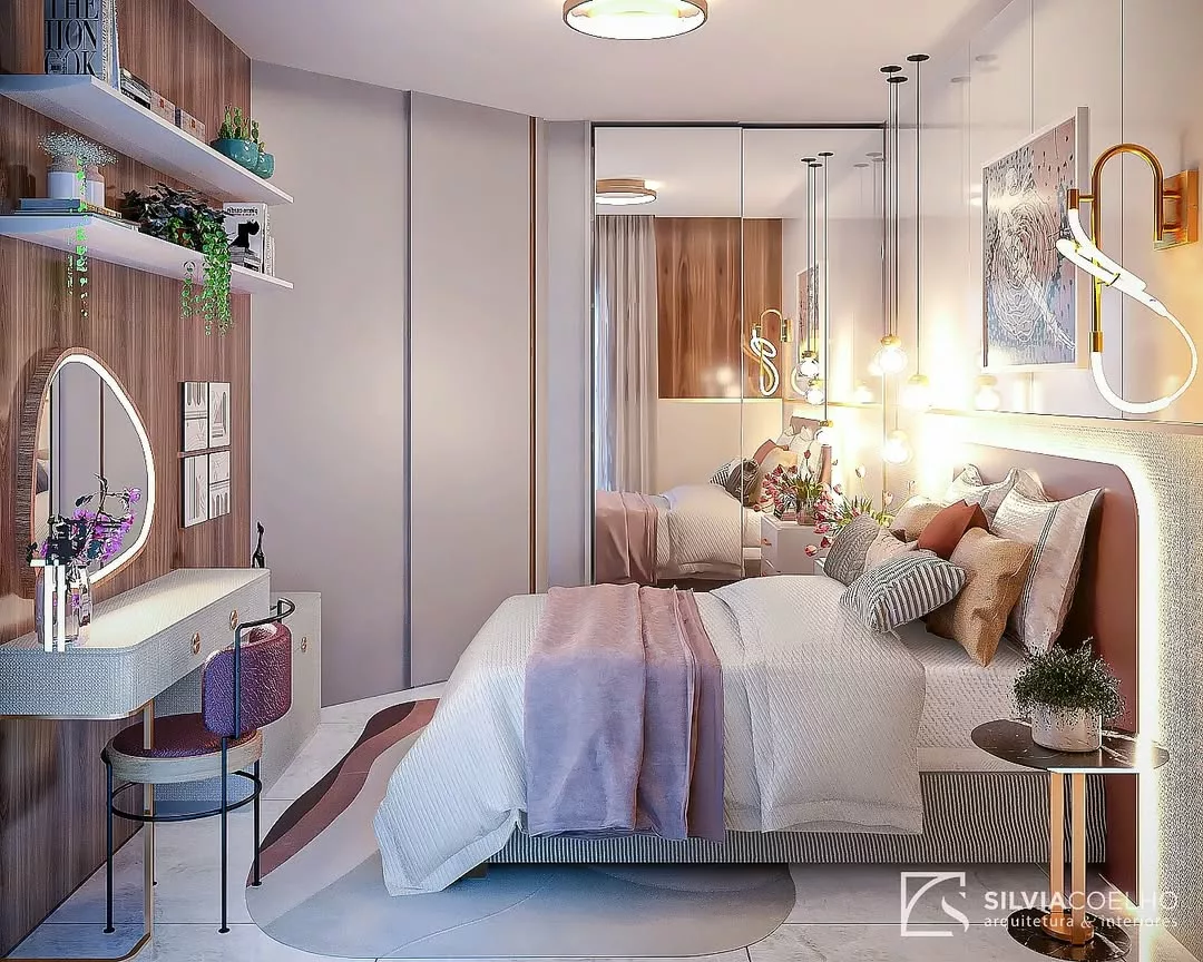 estilo minimalista versus boho chic quarto feminino