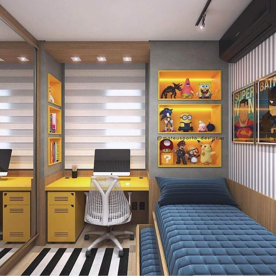 decorar quarto masculino jovem barato