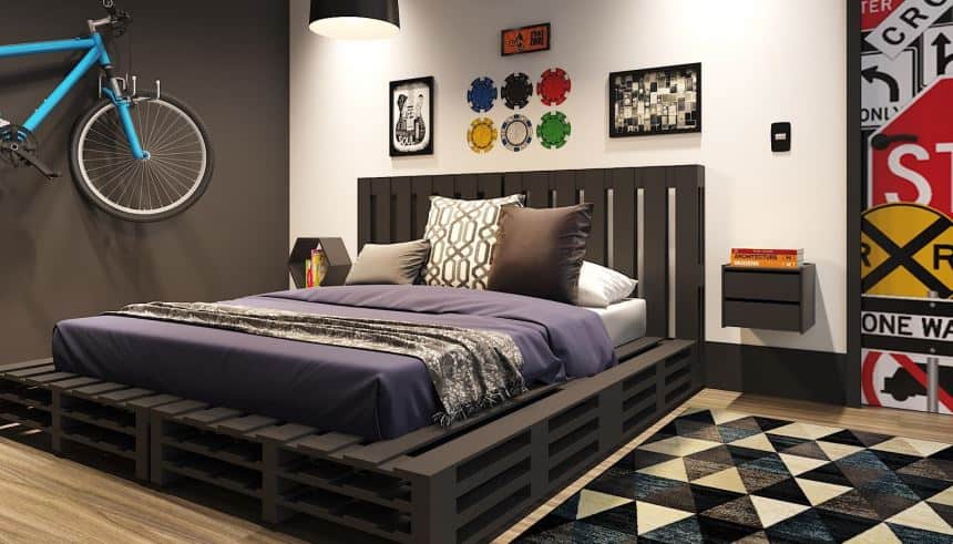 melhores ideias decoração quarto masculino jovem