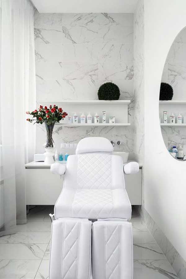 custo médio projeto decoração sala estetica