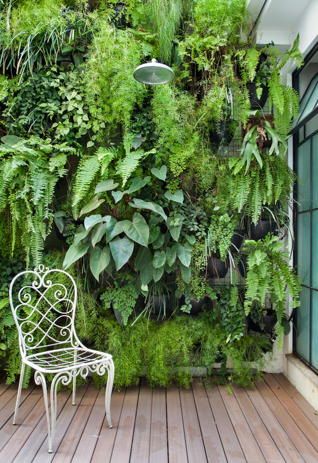 quanto custa fazer um jardim vertical na parede