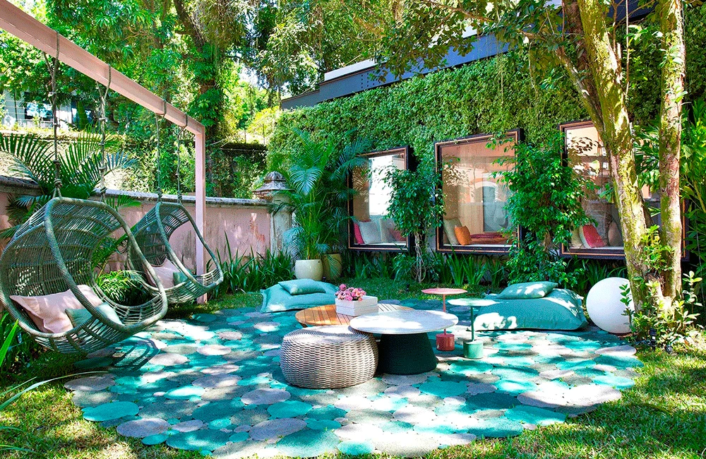 ideias criativas para decorar parede de jardim