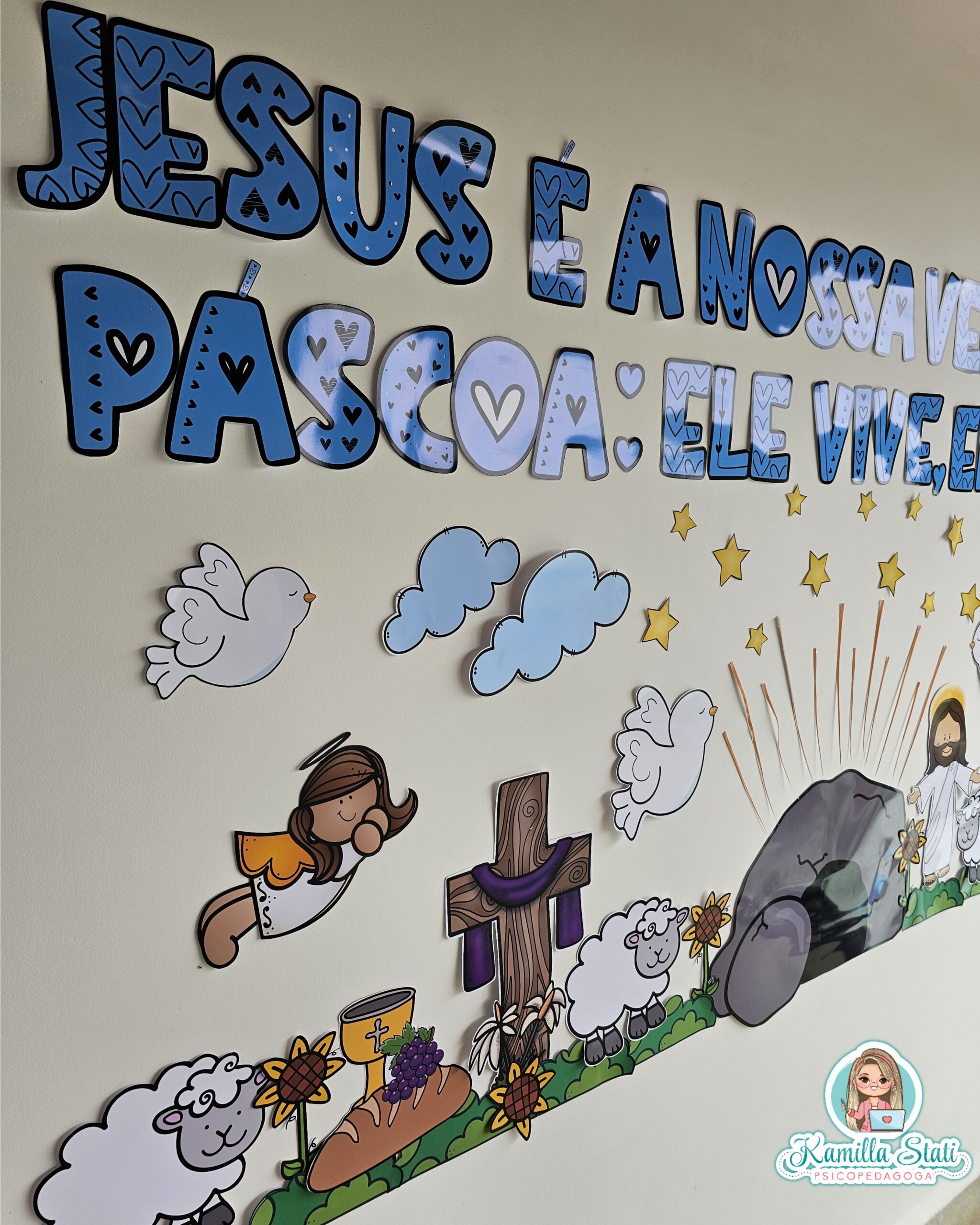 decoração pascoa cristã