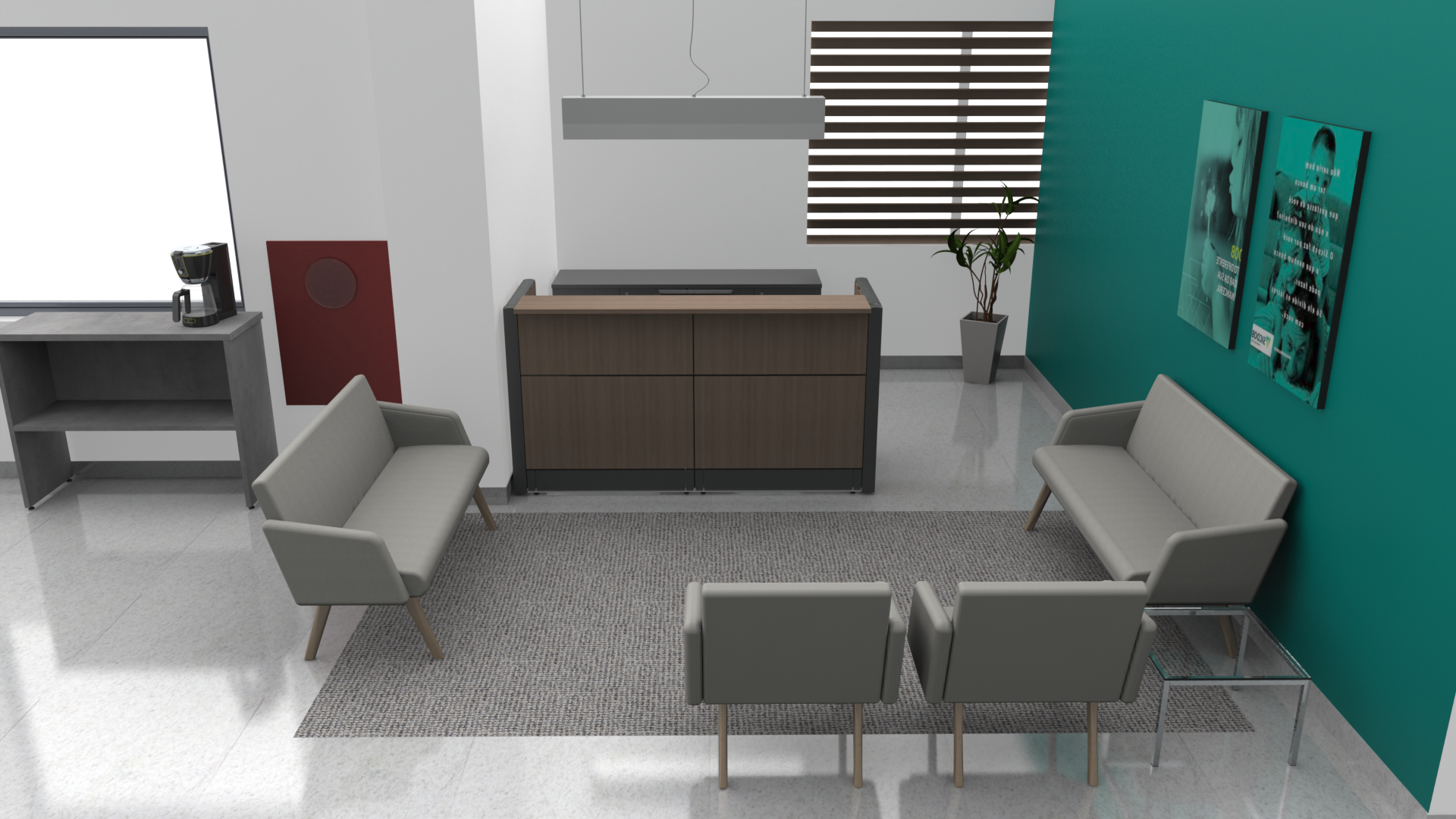 ideias criativas decoração recepção pequena