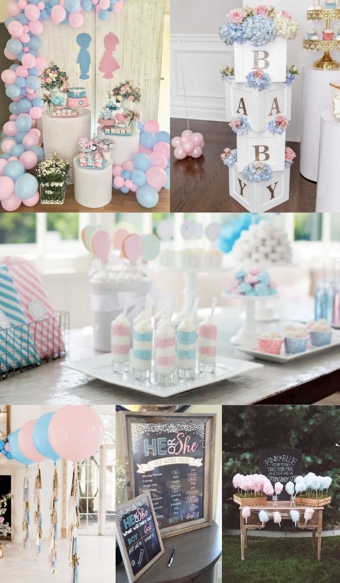 ideias criativas decoração chá revelação simples