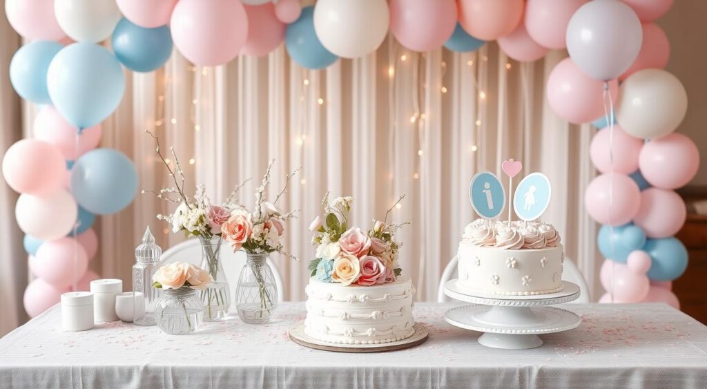 evitar erros decoração chá revelação barata