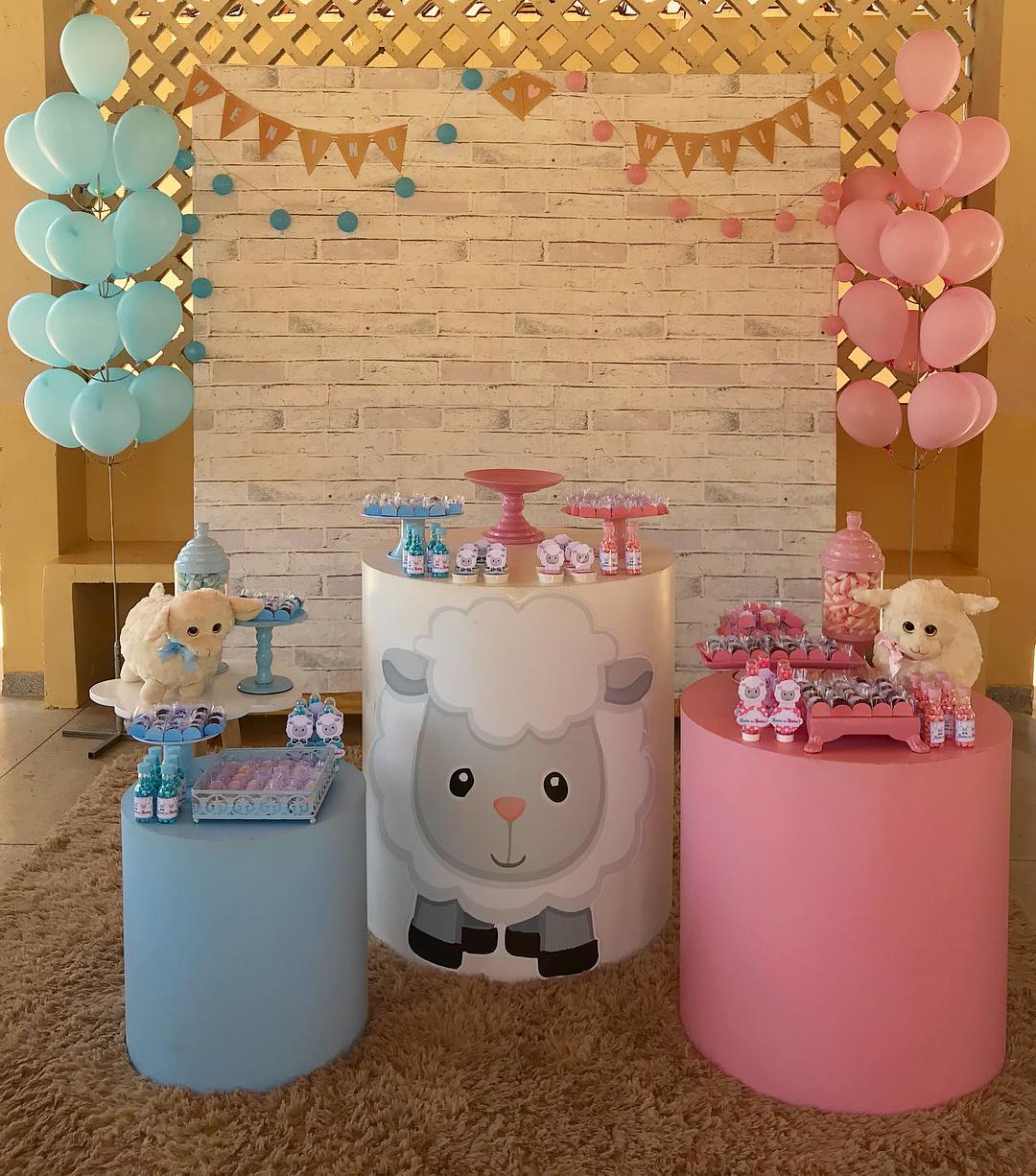 evitar erros decoração chá revelação barata