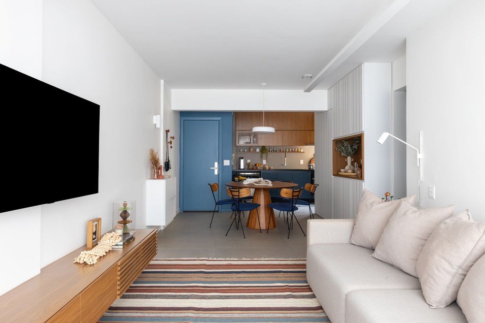 decoração sala de estar e jantar integradas