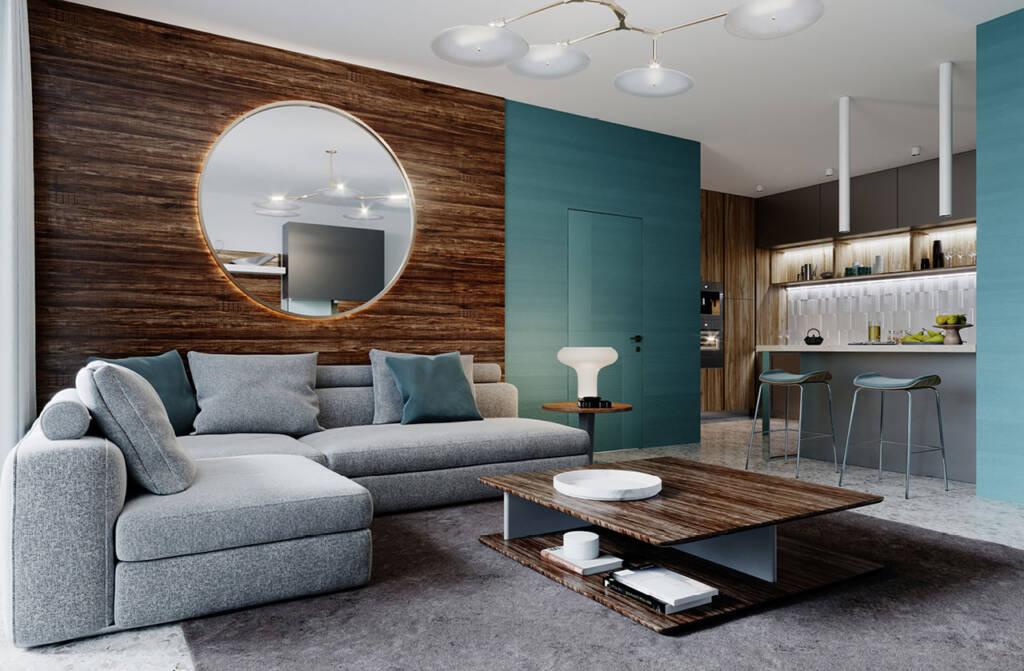 sala estar jantar integrada versus separada