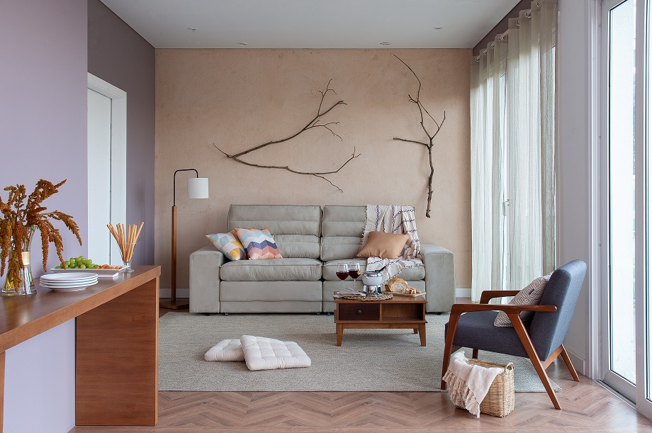 ideias de decoração sala romântica simples