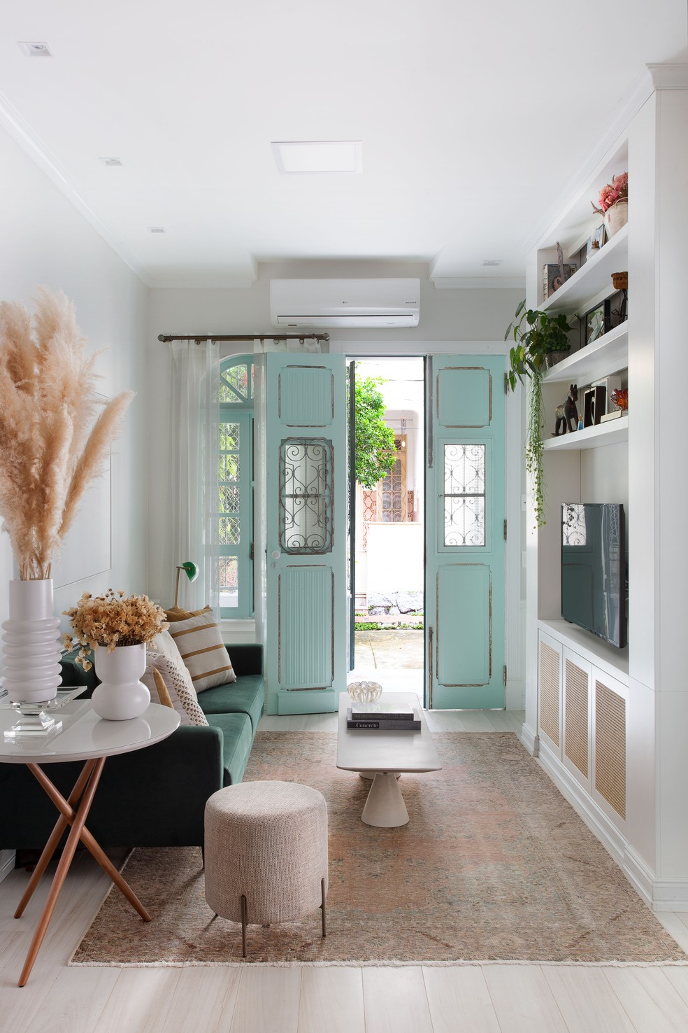 decoração sala romantica