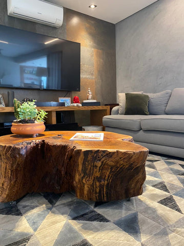 decoracao sala rustica barata