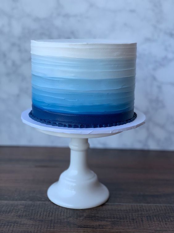 ideias de decoração de bolo de aniversário simples e bonita