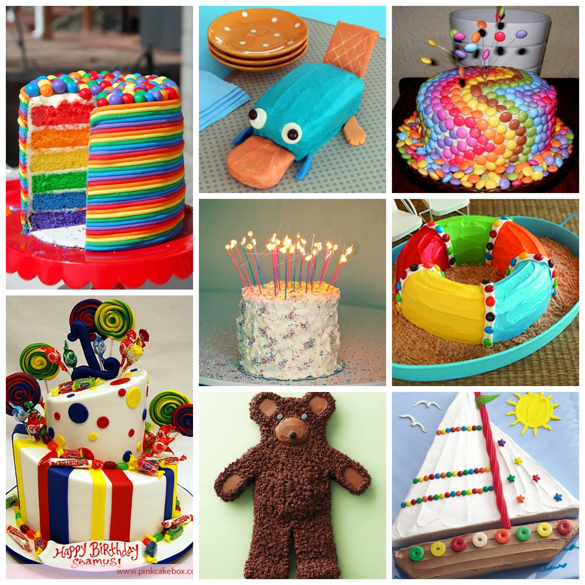 ideias de decoração de bolo de aniversário simples e bonita