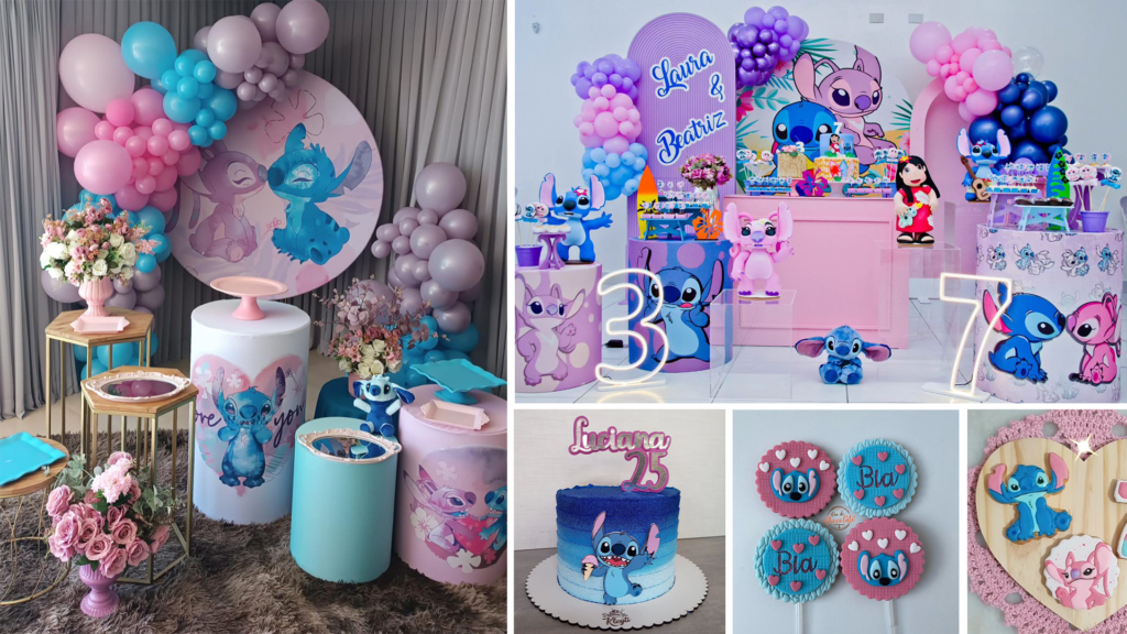 kit festa stitch pronto ou diy qual melhor