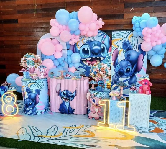 kit festa stitch pronto ou diy qual melhor