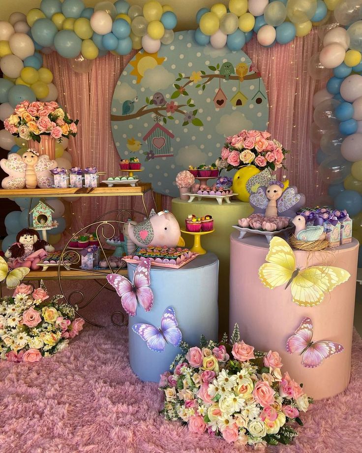 decoração simples jardim encantado festa infantil