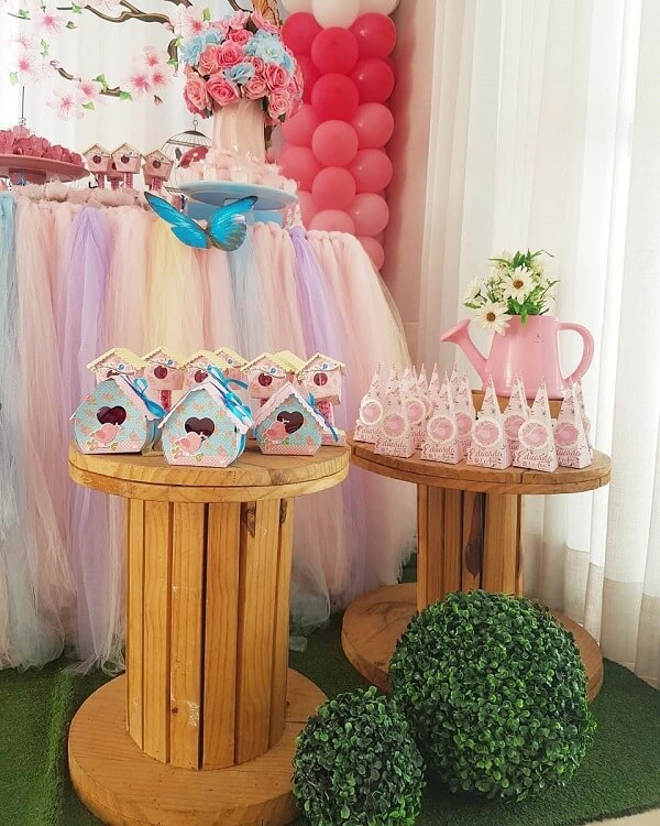decoração jardim encantado para menina