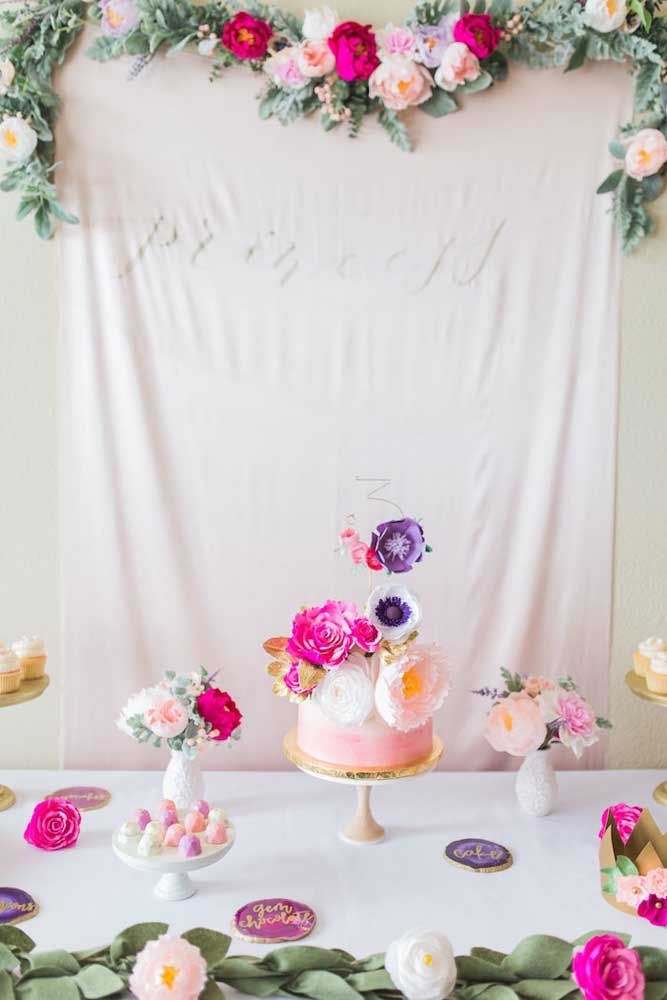 decoração jardim encantado com balões