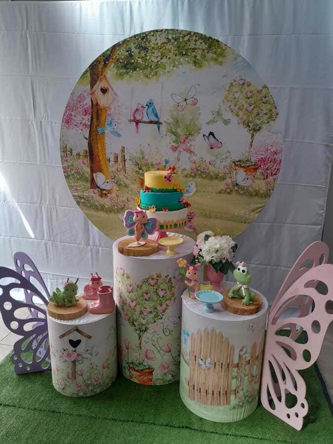 decoração jardim encantado para menina
