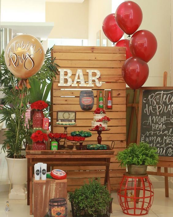 decoração festa 80 anos masculino simples