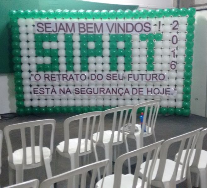 custo decoração sipat balões orçamento