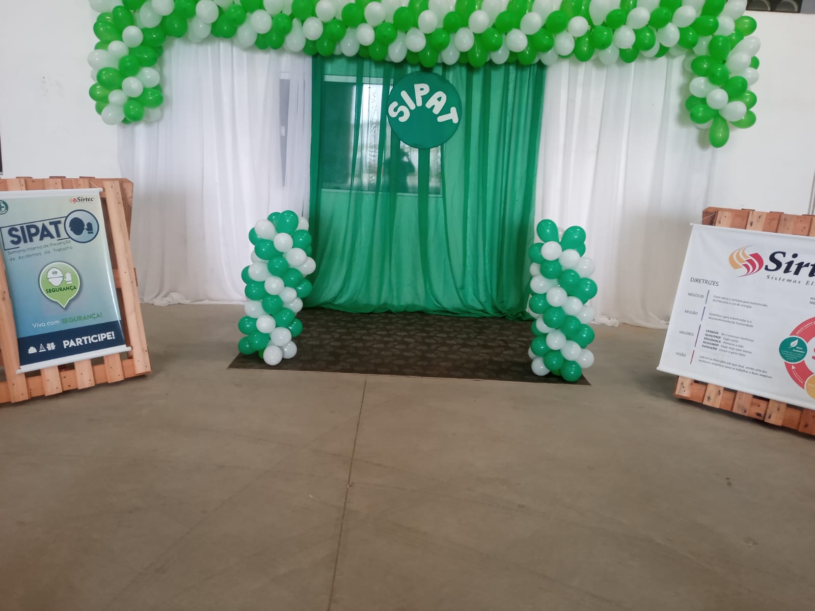 ideias criativas decoração sipat balões