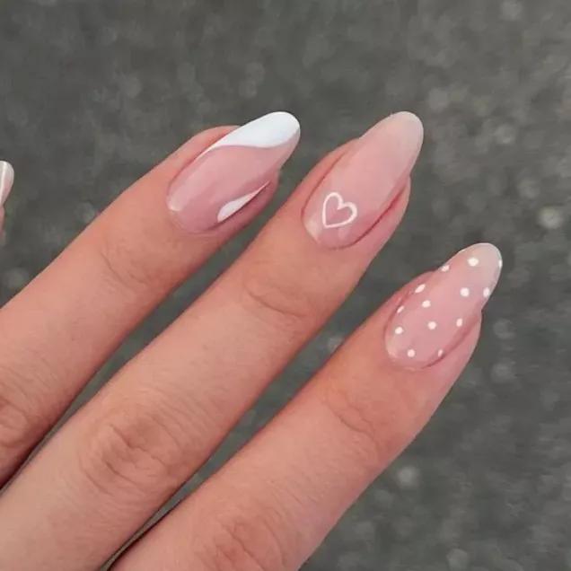 ideias de unhas delicadas para casamento