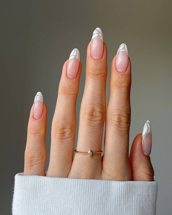 ideias de unhas delicadas para casamento