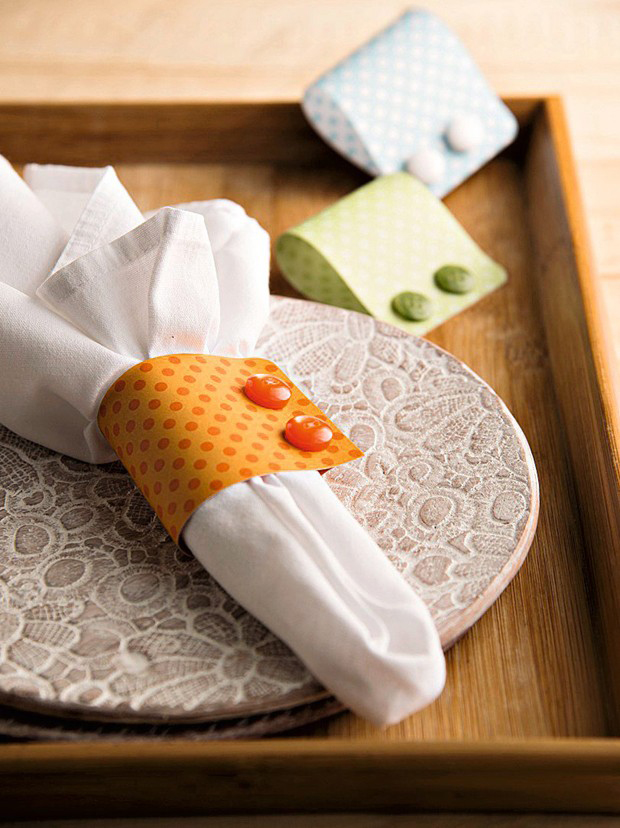 ideias porta guardanapo diy simples e elegantes