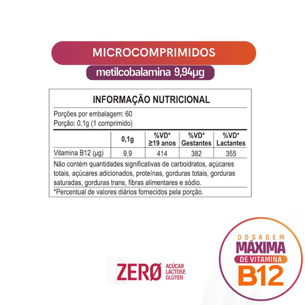 dosagem ideal vitamina b12