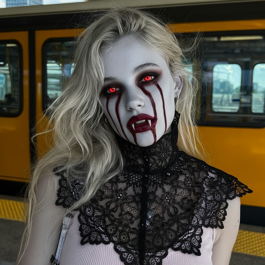 como evitar maquiagem dracula craquelada