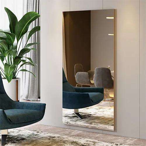 espelho de chão versus espelho de parede qual escolher