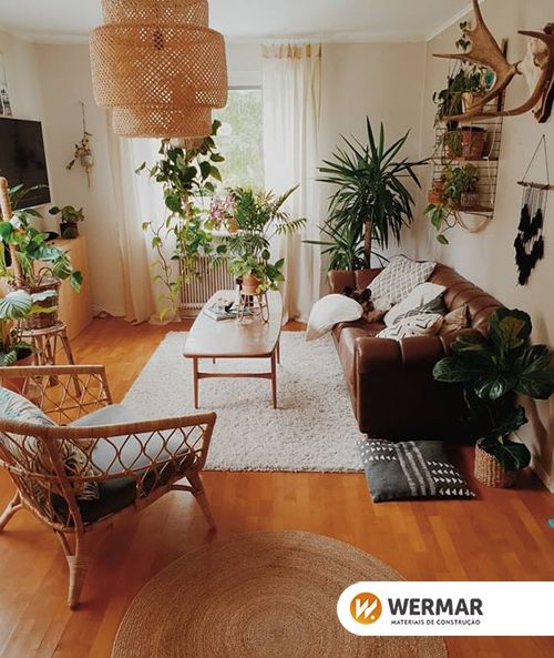 estilo de decoração boho chic