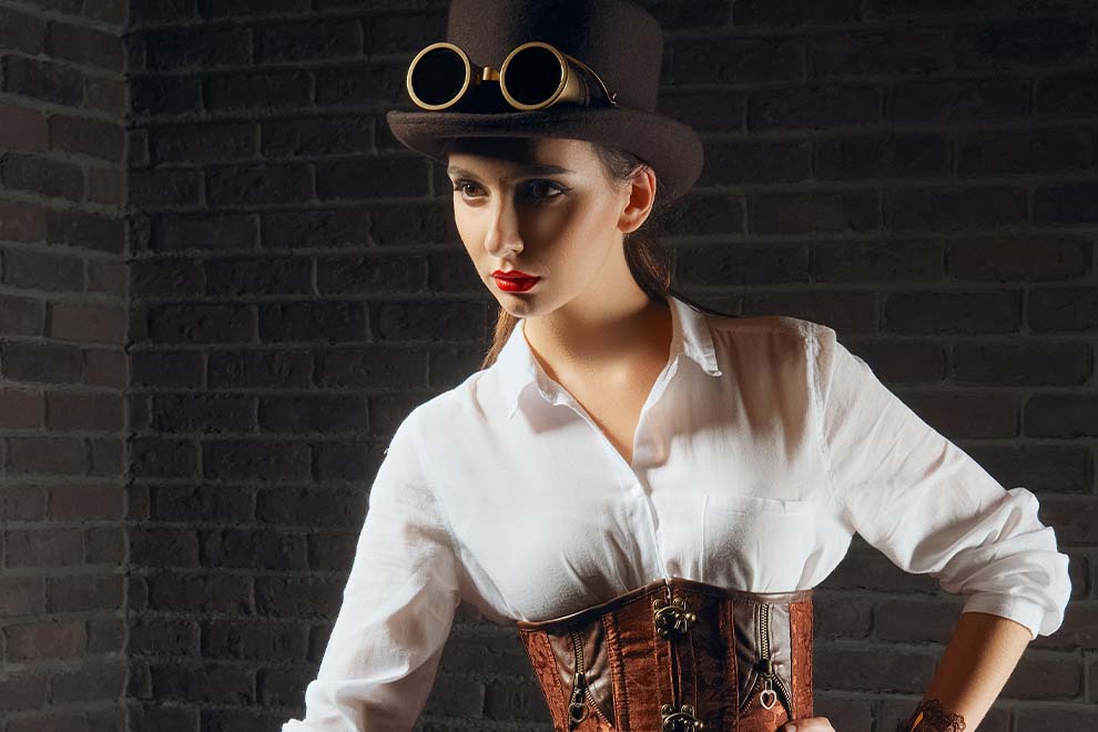 10 ideias de looks steampunk femininos para o trabalho