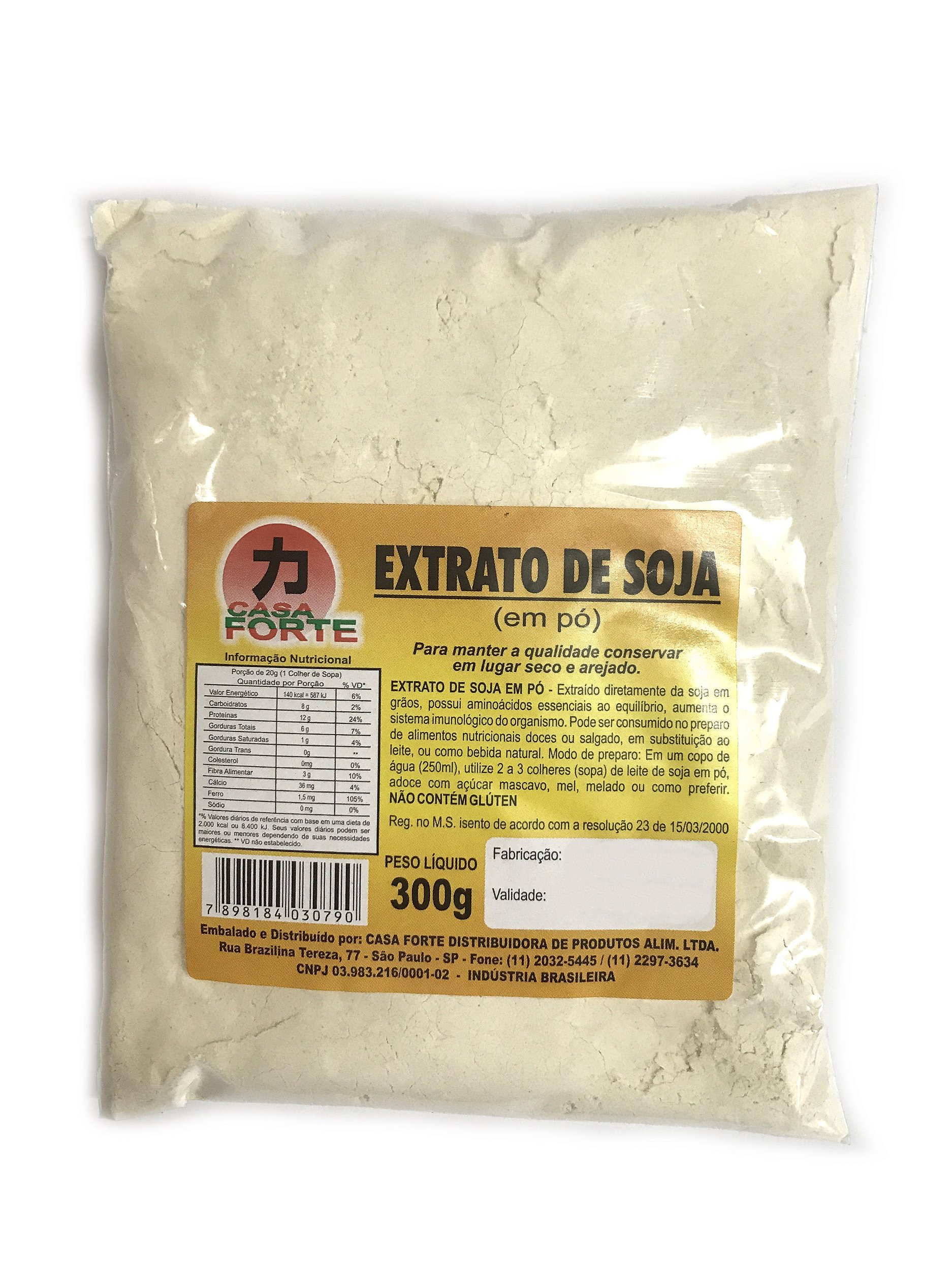 leite de soja em pó