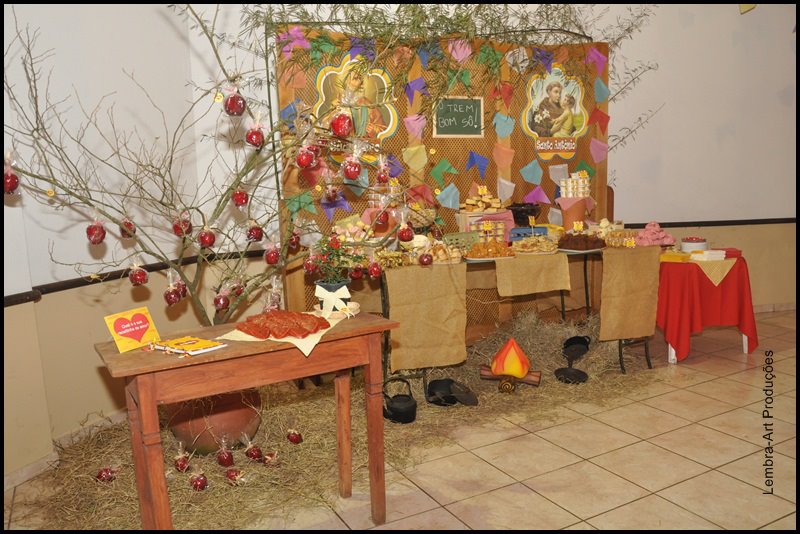 ideias criativas decoração festa roça simples