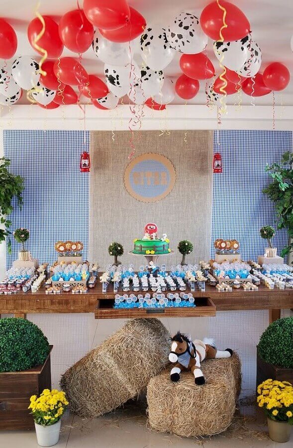 festa na roça decoração simples