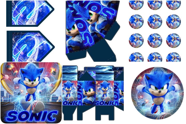 kit festa sonic pronto ou diy qual vale mais a pena
