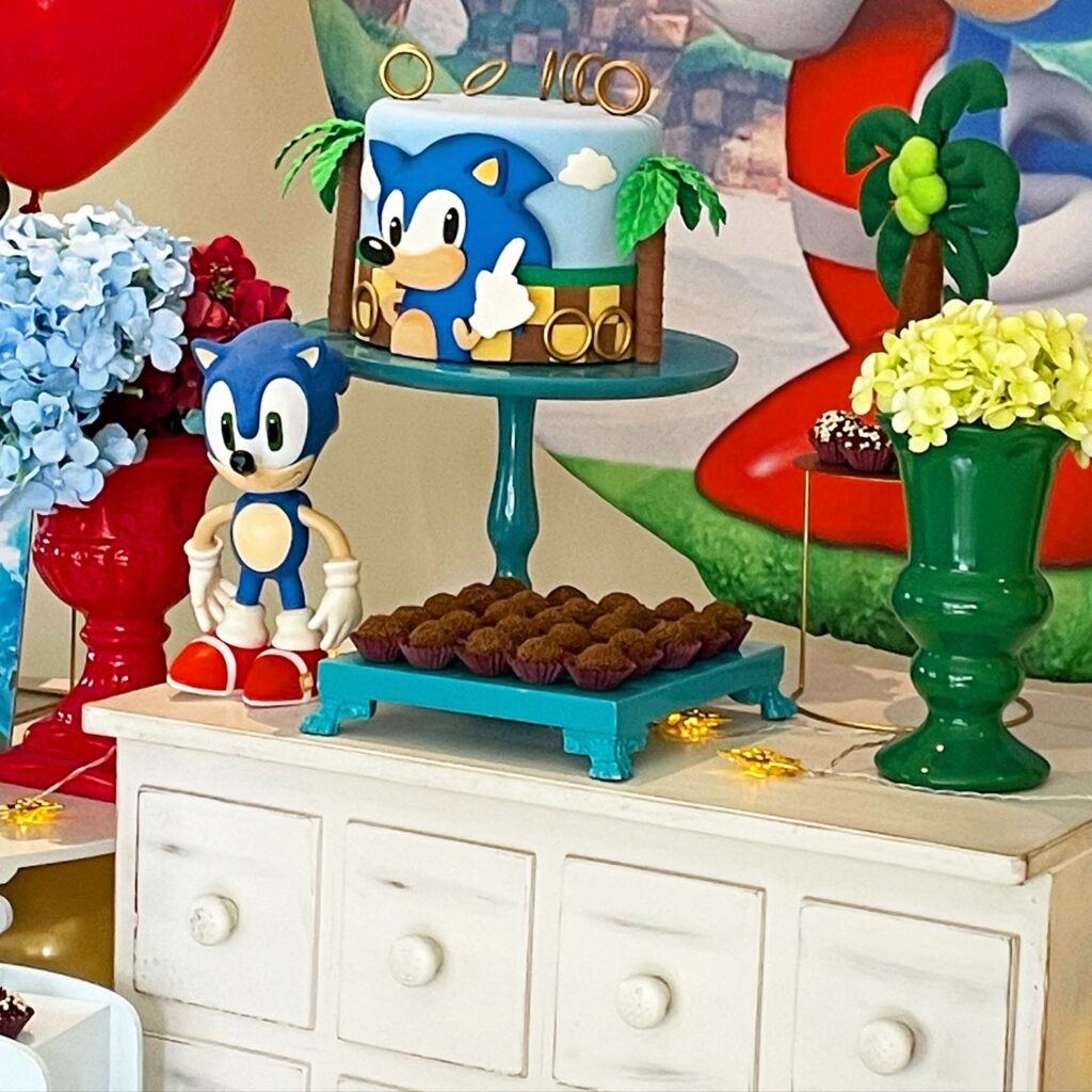 bolo sonic pasta americana green hill zone passo a passo