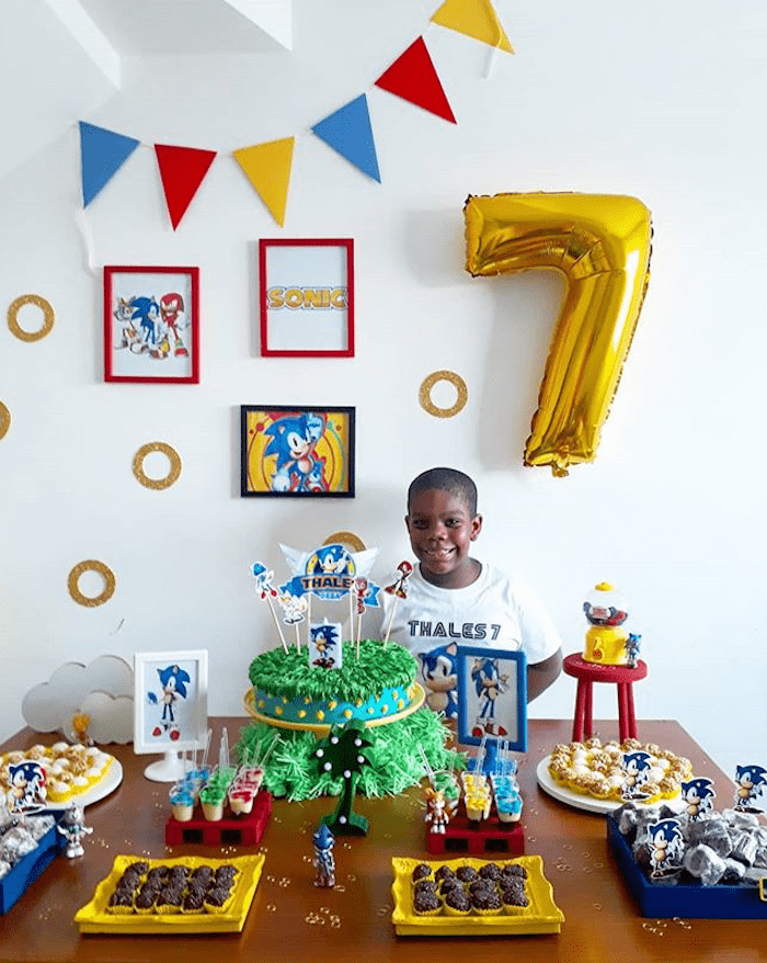 ideias criativas festa sonic decoração simples e barata