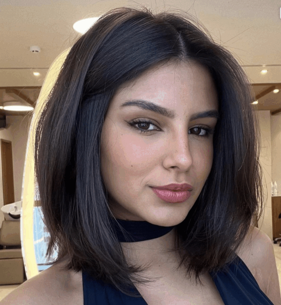 foto de cabelo curto no ombro