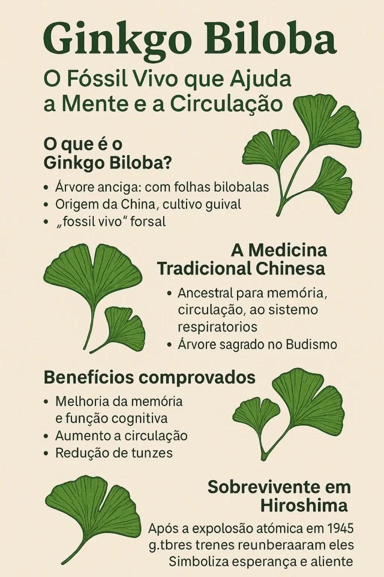 Ginkgo Biloba: Aliviando problemas de circulação sanguínea