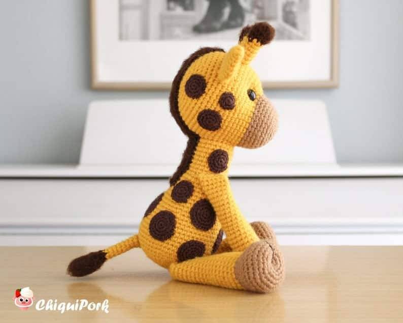 pescoço mole girafa amigurumi como resolver