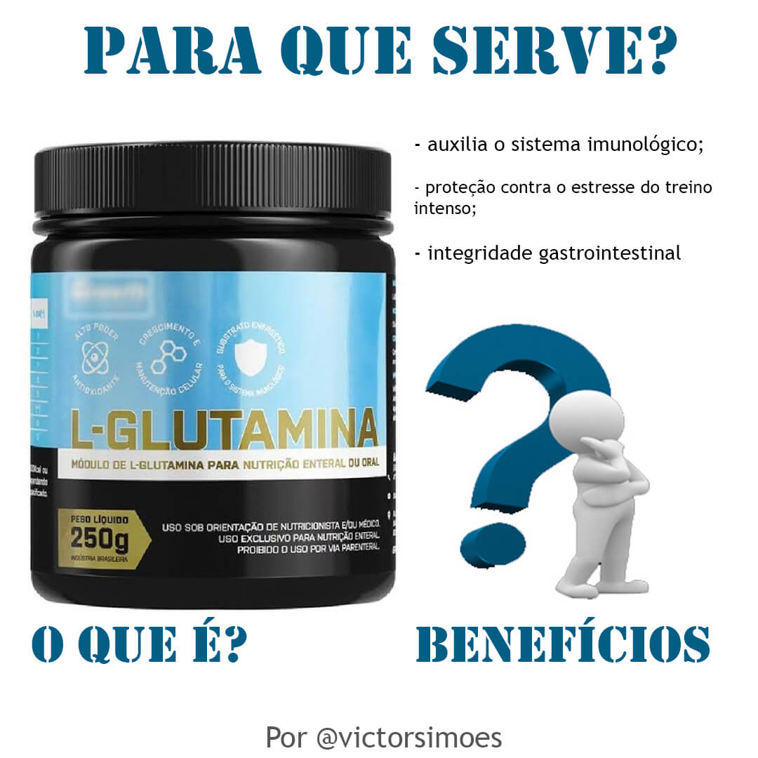 glutamina para que serve
