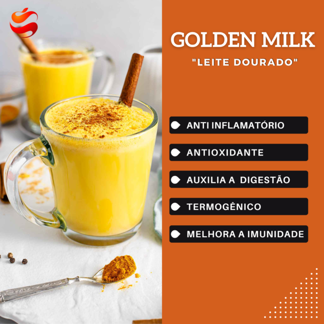 golden milk o que é e benefícios