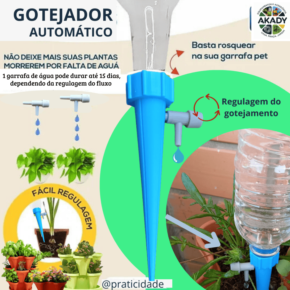 gotejador de garrafa pet para viagens