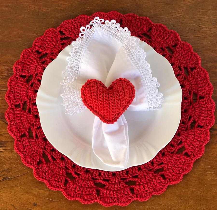 grafico sousplat coracao em croche